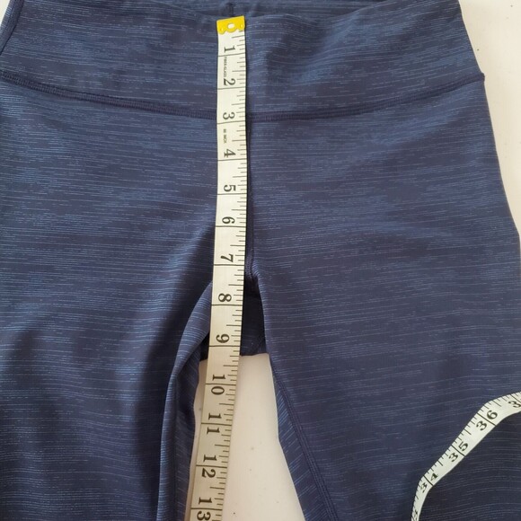 Outdoor Voices Leggings Small Blue Tech Sweat Flex Crop Athletic Gym Sporty - Picture 10 of 11